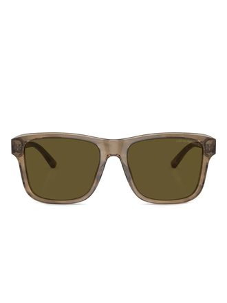 Emporio Armani Occhiali da sole squadrati - Toni neutri