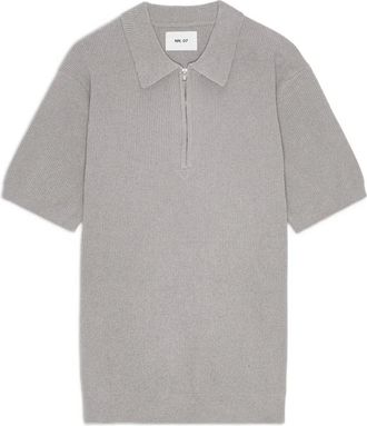 Nn.07 Polo con zip - Grigio