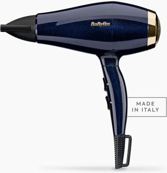 BaByliss Secador Pelo Babyliss Black Onyx 2000w - Velocidad Del Flujo De Aire De 95 Km/h - 3 Ajustes De Calor / 2 Velocidades