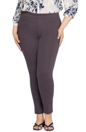 NYDJ Sculpt-Her Modern Ponte Leggings in Cordovan at Nordstrom, Size 0X