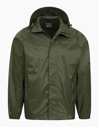 Mountain Warehouse Mens Mountain Warehouse Mens Pakka II Waterproof Jacket - Grey - Size: Regular/34