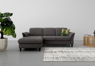 Sit&more Ecksofa &raquo;Maggiore L-Form&laquo; wahlweise mit Kopfteilverstellung, Bettfunktion und Bettkasten