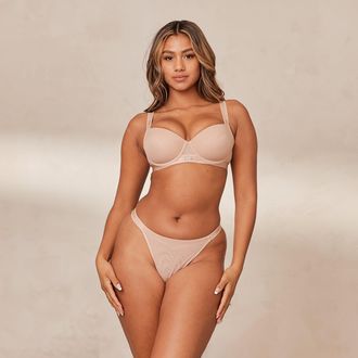 Lounge Smooth Mesh T-shirt Bra - Taupe - 40 / FF