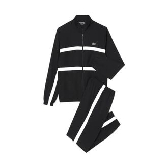 Lacoste Sport Print Trainingspak - Heren - Trainingspakken - Zwart - M - Polyester - Fitness