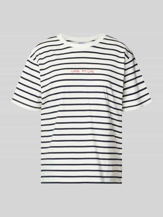 Jake*s Casual Relaxed Fit Pyjama-Oberteil mit Statement-Stitching in Marine, Gr&ouml;&szlig;e XXL