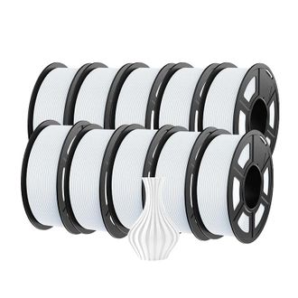 OEM Filamento Para Impresora 3d, Alta Velocidad, Duradero Y Resistente, Hsmpetg 10 Blanco