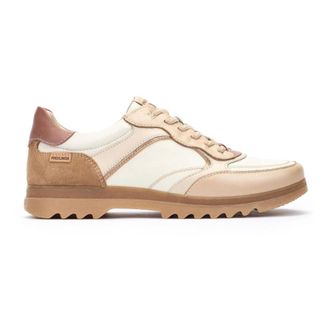 Pikolinos Off White Dames Sneaker - Dames - Sneakers - Veelkleurig - 42 EU - Leer - Schoenen
