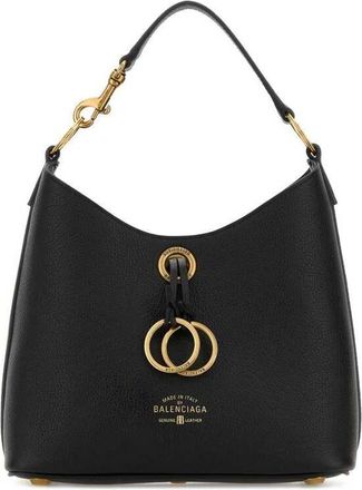 Balenciaga Carrie Shoulder Bag Black
