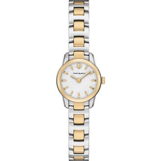 Tory Burch The Mini Miller Bracelet Watch, 22mm in Two Tone at Nordstrom
