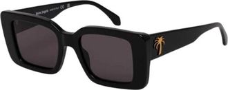 Palm Angels Zonnebrillen - unisex - Zonnebrillen - Zwart - 52 MM - Accessoires