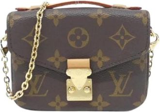 Louis Vuitton Pre-owned Mini Schoudertas - Dames - Vintage Mini Tas - Bruin - ONE Size - Vintage