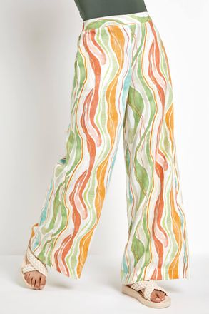 DUSK Retro Wave Wide Leg Trouser