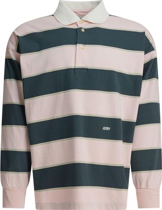 Autry Rugby Polo Shirts Rosa-Uomo