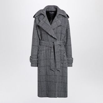 Dolce & Gabbana Dolce&Gabbana Houndstooth Wool Checked Coat