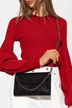 Stella McCartney Falabella Mini Shoulder Bag, Womens, Black