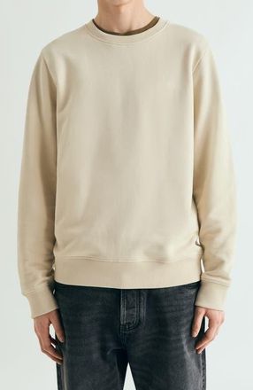 Scalpers Wash Embroidered Sweatshirt in Beige at Nordstrom, Size X-Large