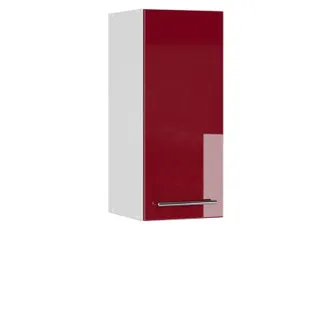 Vicco Mobile bagno Fame-Line, Rosso bordeaux lucido, 30 x 72 cm