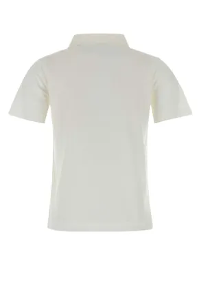 Burberry Womens Priscilla Polo Shirt White Cotton
