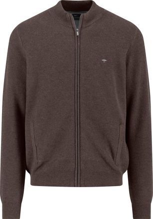 Fynch-Hatton Strickpullover FYNCH-HATTON, Herren, Gr. 4XL, earth, Strick, Obermaterial: 100% Baumwolle, unifarben, regular fit taillenbedeckt, Rippb&uuml;ndchen, Pullov