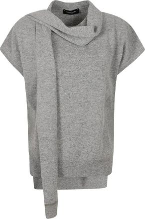 Fabiana Filippi Dames, Tops, Grijs, Maat: XS