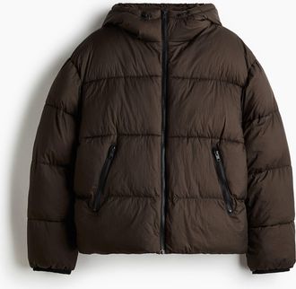 H&M Pufferjacke in Loose Fit - Green