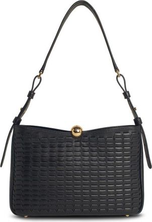 Furla sfera Soft Medium Black Leather Crossbody Bag