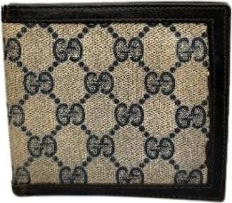 Gucci Pre-owned Wallets, female, Gray, Size: ONE SIZE Pre-owned Leather Wallet