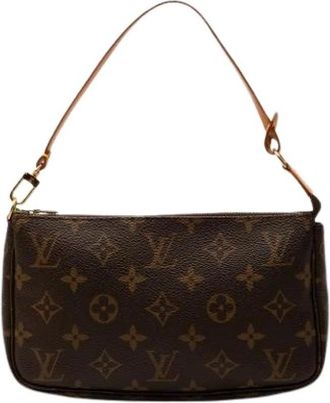 Louis Vuitton Pre-owned Shoulder Bags, female, Brown, Size: ONE SIZE Pre-owned Pochette Accessoires