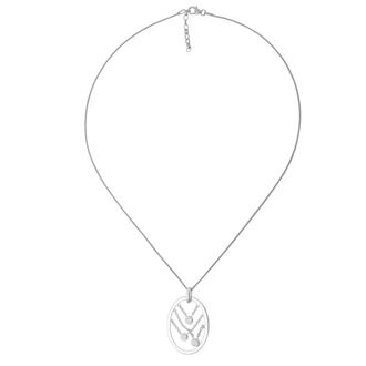 Orphelia Womens 925 Sterling Silver Chain with Pendant - ZH-4360 - One Size