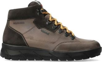 Mephisto Waterdichte Leren Outdoorlaars - Grijs - Heren - Veterlaarzen - Grijs - 44 1/2 EU - Leer - Schoenen