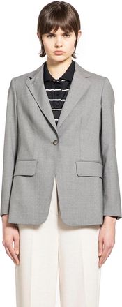 Max Mara Single-breasted Wollen Cloth Blazer