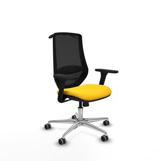 Piqueras y Crespo Piqueras Y Crespo Mardos Silla De Oficina Amarilla Confort
