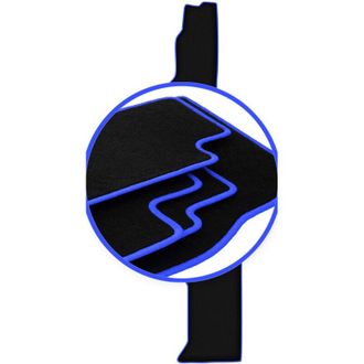 OEM Alfombrillas Carlux-blue Para Vw Grand California 0 (2019-)