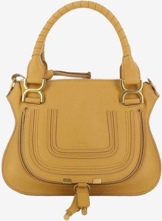 Chloé Hand- und Schultertasche aus genarbtem Leder Marcie Small