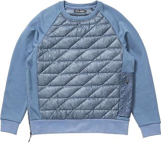 Holden Mens Hybrid Down Crew - Medium - China Blue