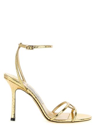 Jimmy Choo London Golden Open Toe Heels