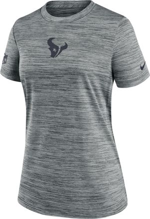 Nike Houston Texans Sideline Team Issue Velocity Nike Womens Dri-FIT NFL T-Shirt in Grey | 03EY06G9H-P88