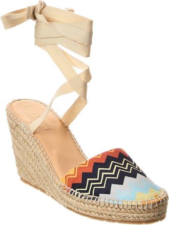 Missoni Canvas Wedge Sandal