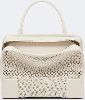 Loewe Amazona 180 Medium woven leather top-handle bag