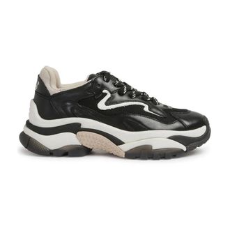 Ash Ash, Schoenen, Dames, Veelkleurig, 40 EU, Leer, Zwarte Sneakers voor Vrouwen
