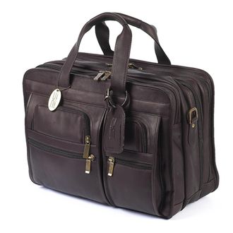 Claire Chase 154E-cafe Executive Computer Briefcase X-wide - Cafe