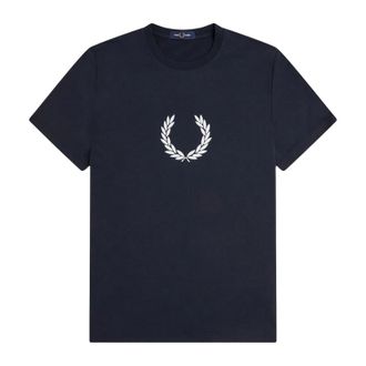 Fred Perry Unisex Volwassen M8536 608 T-Shirt (Marineblauw)