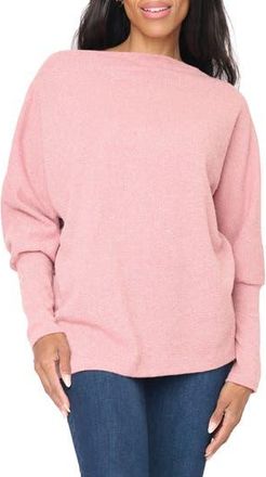 Gibsonlook Slouchy Tunic Sweater in Mauve at Nordstrom Rack, Size Xx-Small
