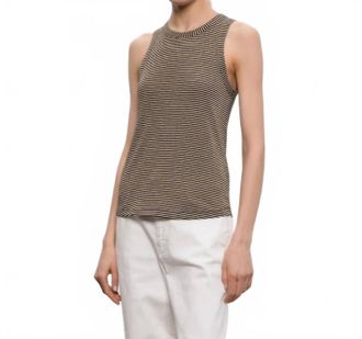 Momoni Genipa T-Shirt In Nero / Panna
