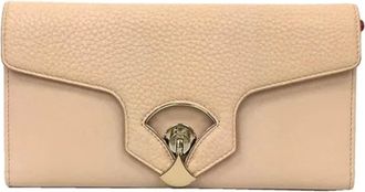 Bulgari Pre-owned Wallets, female, Beige, Size: ONE SIZE Pre-owned Leather wallets