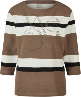 Rabe Gebreid shirt met ronde hals - Dames - Truien - Veelkleurig - Maat: L