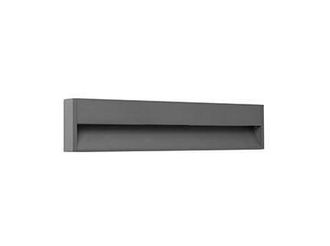 Netlighting Grada Outdoor Surface Mounted LED Wall Lamp Dark Grey 12W 3000K IP54