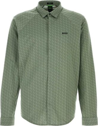 HUGO BOSS Hombre, Camisas, Verde, Talla: M