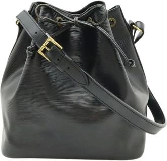 Louis Vuitton Pre-owned Bucket Bags, female, Black, Size: ONE SIZE Pre-owned Petit Noe Epi Shoulder Bag