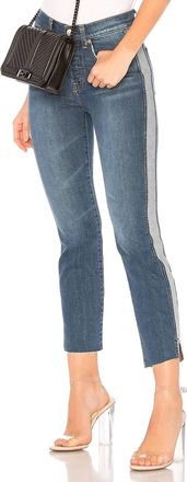 7 For All Mankind Eddie With Side Panel Jean In Mojave Dusk